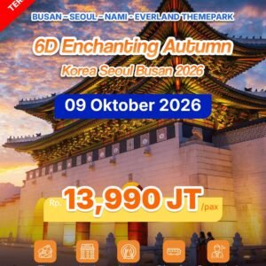 6D ENCHANTING AUTUMN KOREA SEOUL BUSAN