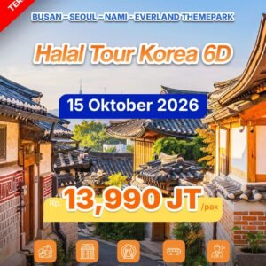 6D HALAL TOUR KOREA 2026